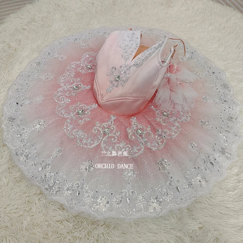 BT01255 Tamanho personalizado profissional cor personalizada crianças meninas mulheres adultos trajes tutu de balé rosa