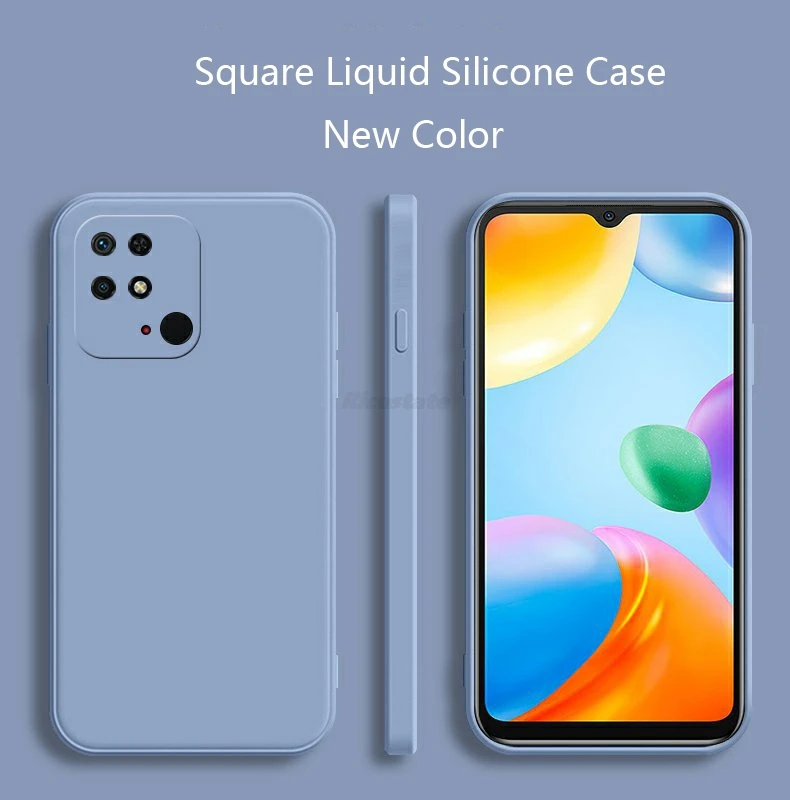 Flüssigkeit Silikon Fall für Xiaomi Poco X6 Pro Abdeckung Matte Für POCO X3 X4 X5 X6 X7 M6 M7 Pro C55 C65 C75 Weiche Procect Abdeckung Fundas – Detail 5