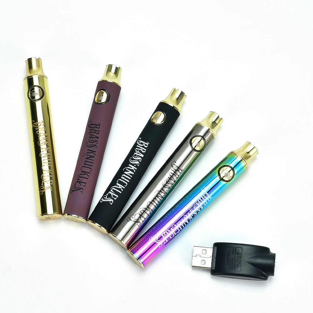 ウィッグバッテリー調整可能な電圧バッテリー,650mAh/900mah,10個bk,510ワイヤーカートリッジに適合