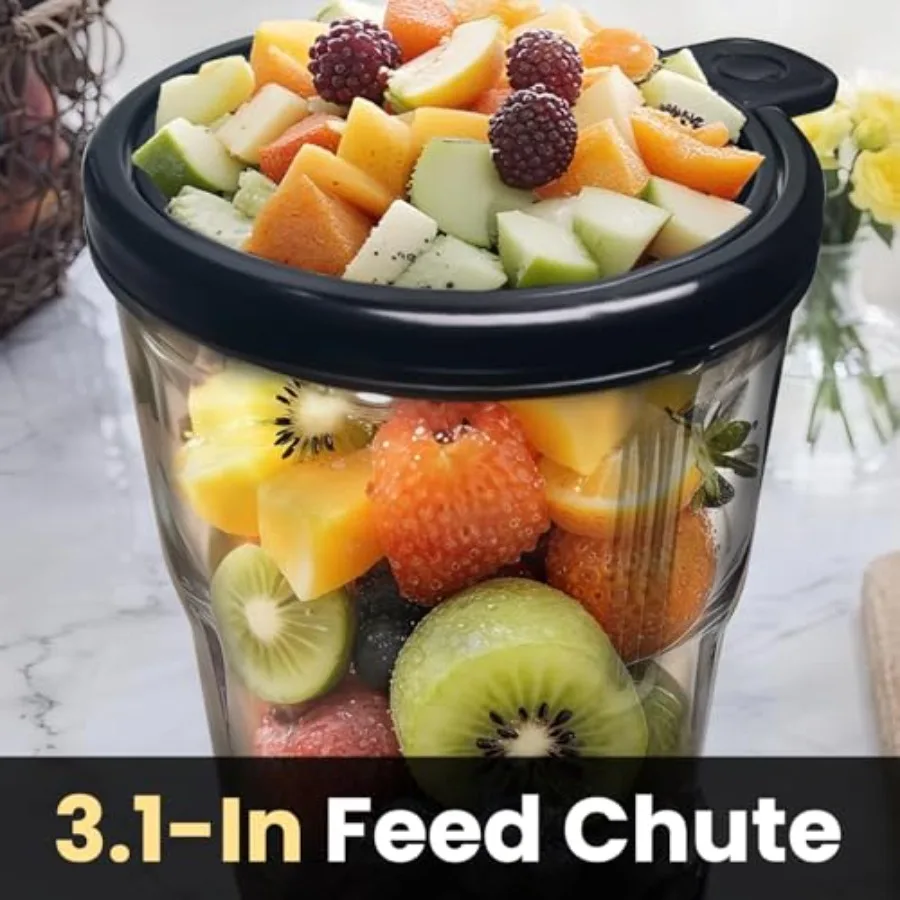 عصارة الضغط البارد 3.1 بوصة آلات العصير 150 واط مضغ عصارة بطيئة لعصير الخضار الطازجة والفواكه عصير عالي الإنتاجية Ex