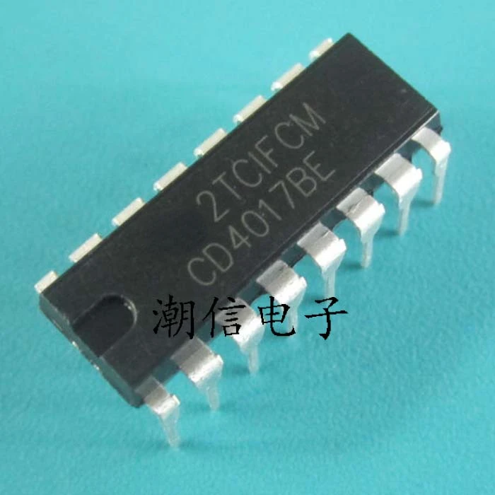 10PCS/LOT New Original CD4017BE DIP-16 Decimal Counter