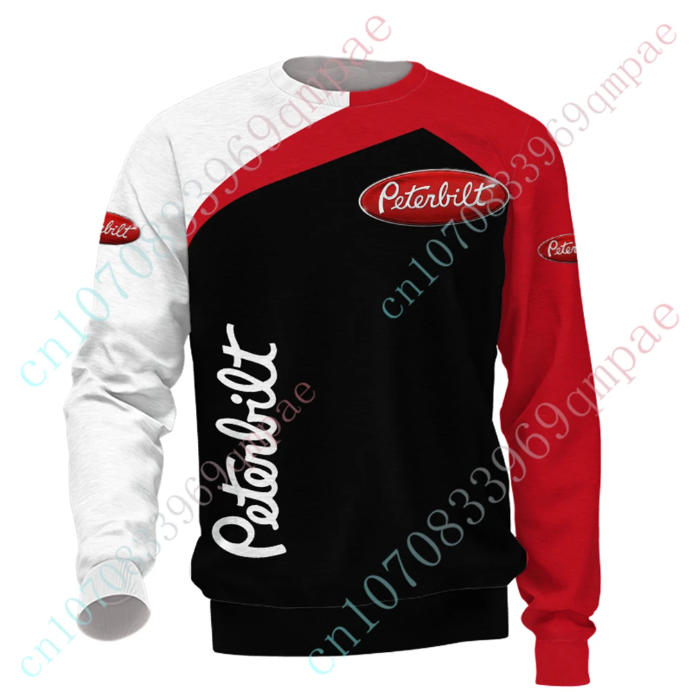 

Peterbilt Sweatshirt Anime T Shirt For Men Women Luxury O Neck Long Sleeve Unisex Clothing Casual Oversized T-shirt Custom Logo