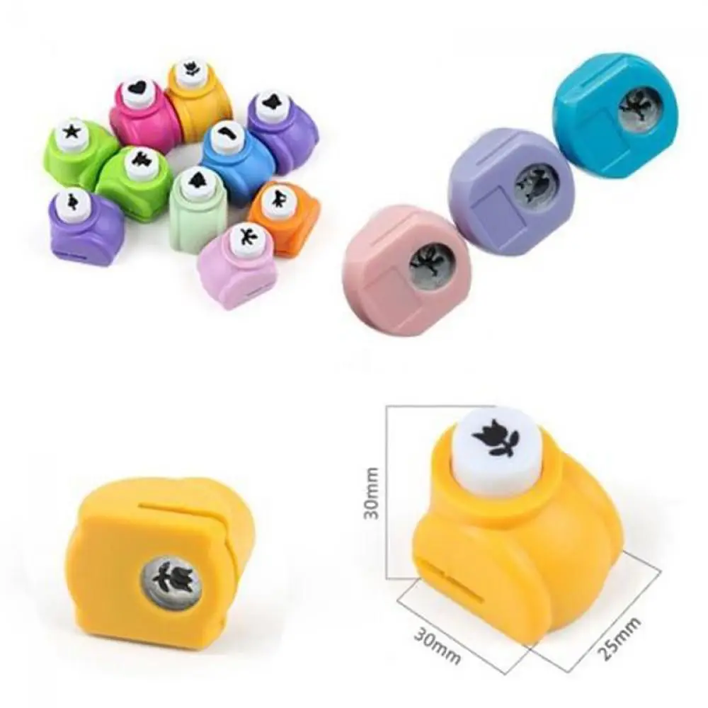 Creatieve Ambachtelijke Tool Gat Punch Diy Plastic Papier Shaper Cutter Multi-Shape Tags Ambachtelijke Punch Kinderen