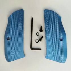 CNC Machined Aluminum CZ Shadow 2 Grips Aluminum Grips for CZ 75 Full Size, SP-01 Series, Shadow 2, 75B BD, Screws Included