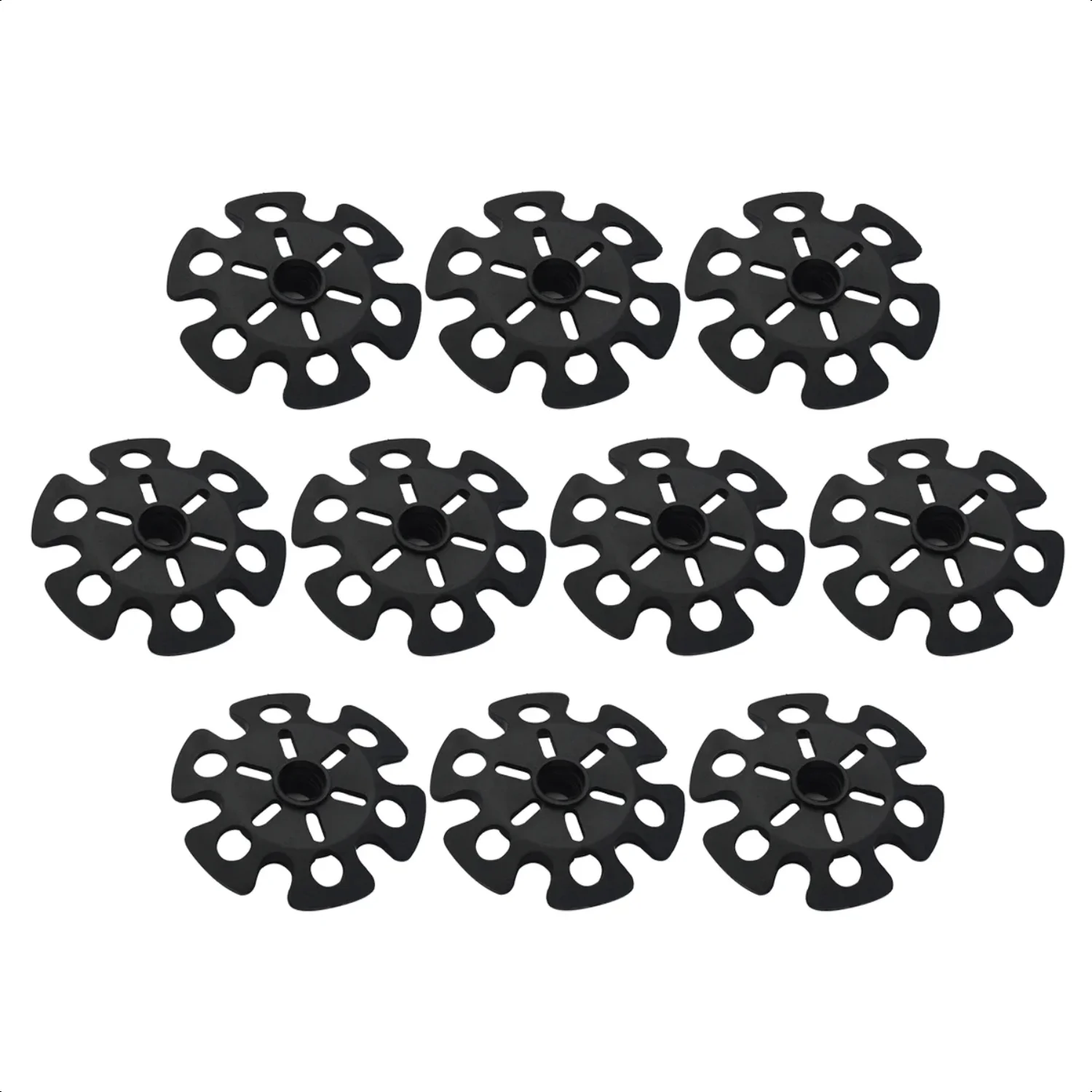 

10 Pcs Trekking Pole Tips Mud Ski Basket Hiking Accessories on Foot Walking Stick Climbing Snow Flake