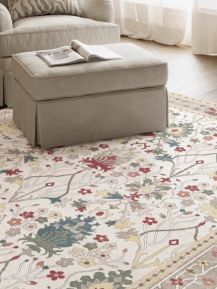 Retro Living Room Large Area Carpets Ethnic Style Bedroom Decoration Carpet Soft Cloakroom Rug Non-slip Coffee Table Rugs Ковер