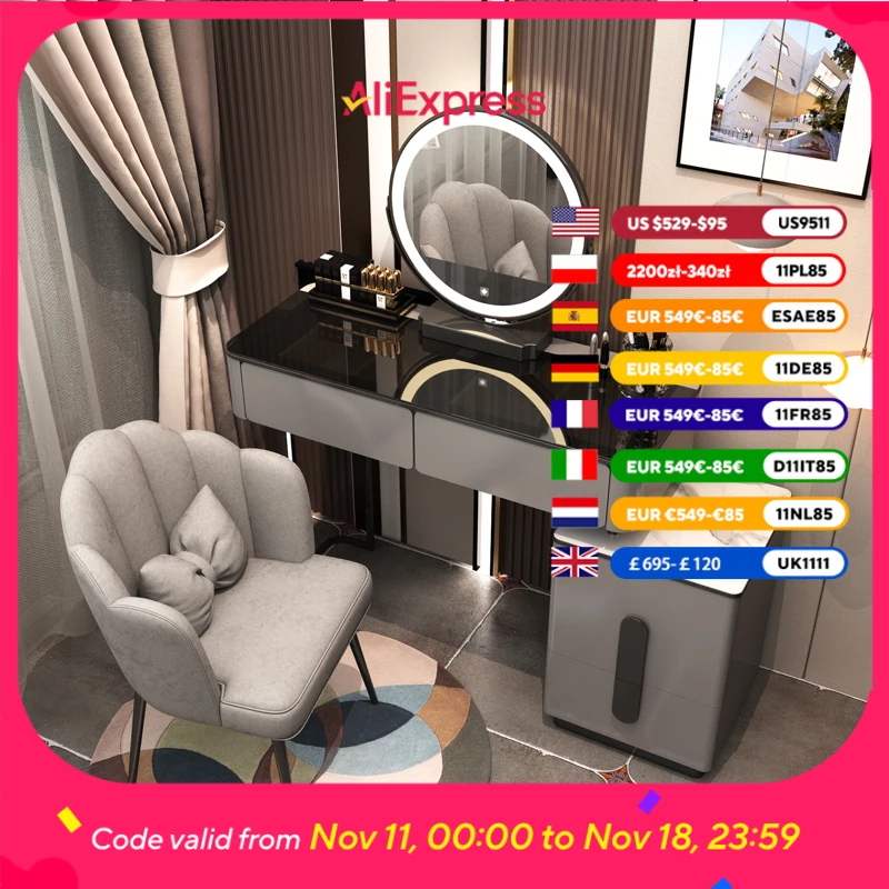 

Большой современный туалетный столик для хранения гостиной, экономия места, ящики, комод для спальни, роскошный комплект мебели для дома Schmink Tisch