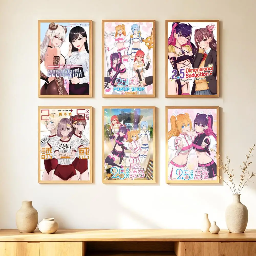 anime 2.5 Dimensional Seduction Poster HD Poster Warm Home Decoration Suitable for Bedroom and Living Room Gifts Giving