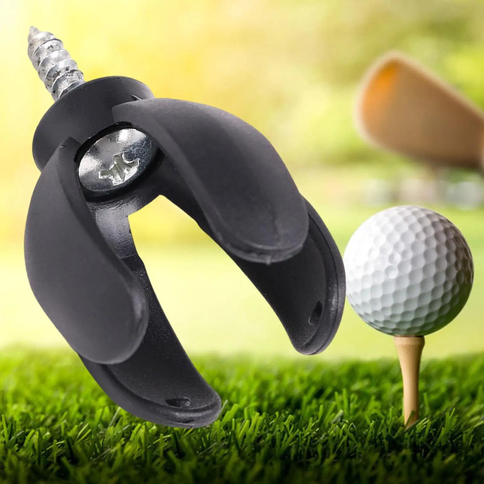 Golf Ball Pick Up 4 Prong Gripper Claw Golf Accessory Tool for Putter Handle End Idea Golf Supplies