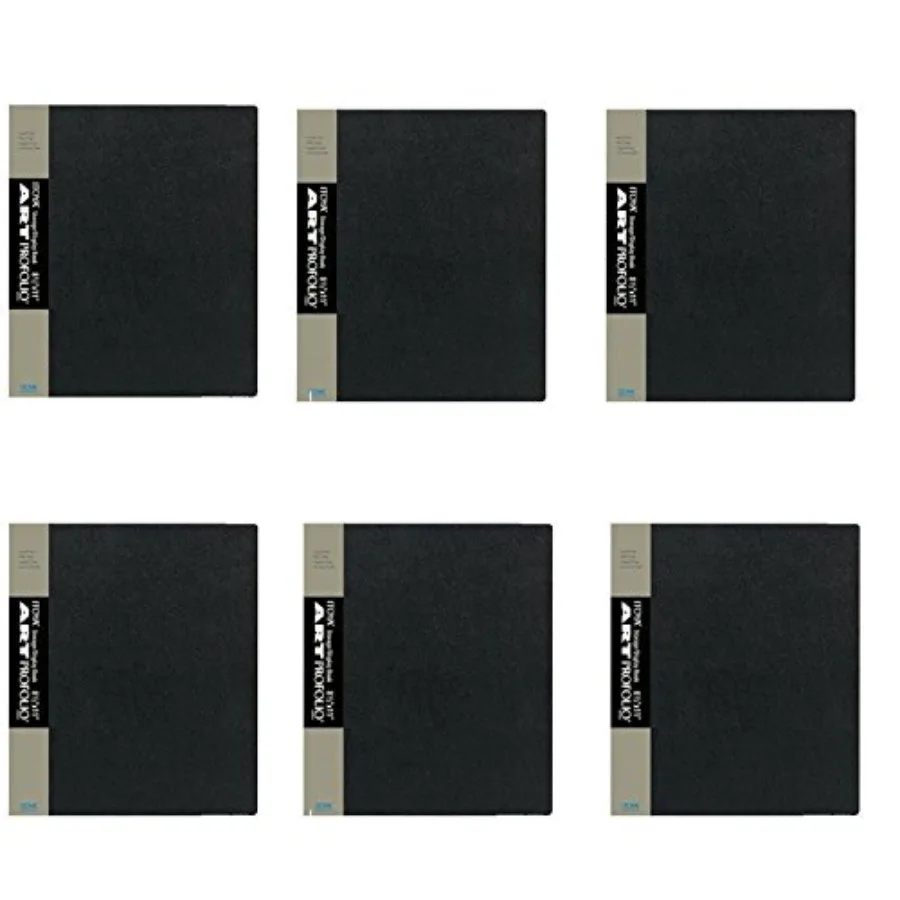 

Pack Of 6 Art Profolio 8.5 x 11 Presentation Photo Album Book IA-12-8 - 24 Sleeves/48 Views