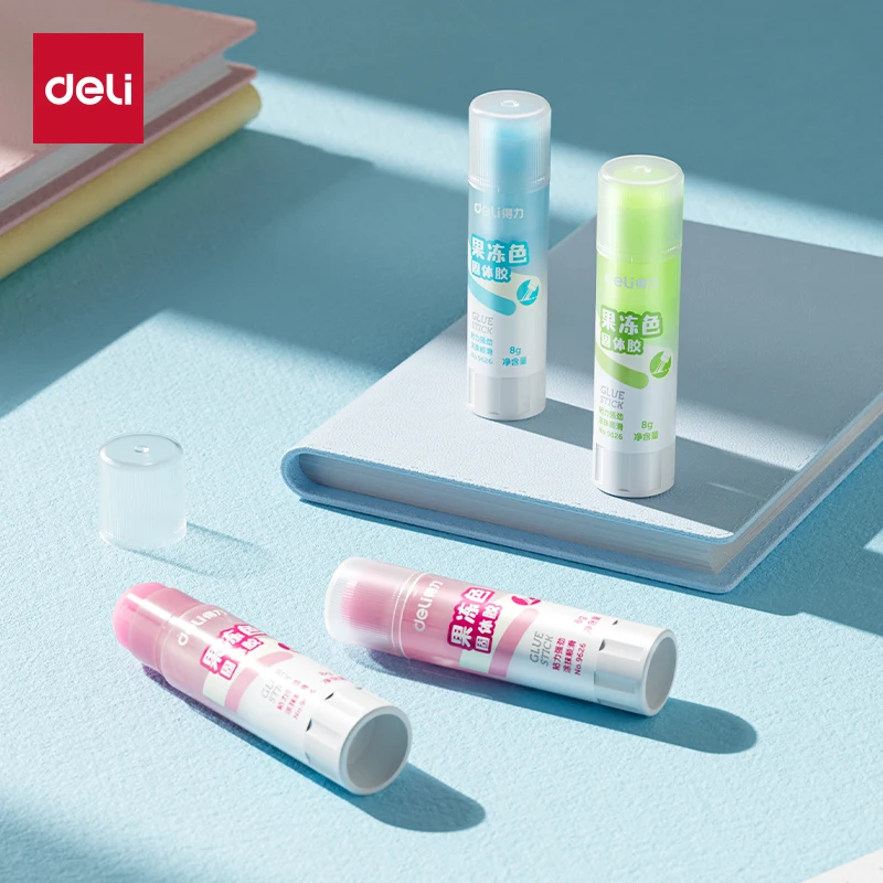 Deli 3pcs 8g/15g/21g Strong Glue Stick Quick-Drying Non-Toxic Extra Strong Bonding Stationery School&Office Supplies Gift
