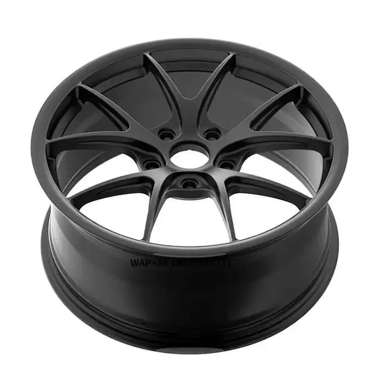 

Forged Aluminium Alloy Wheel Rim 35mm ET Multi Spoke Black Finish New 5x120 Wheel