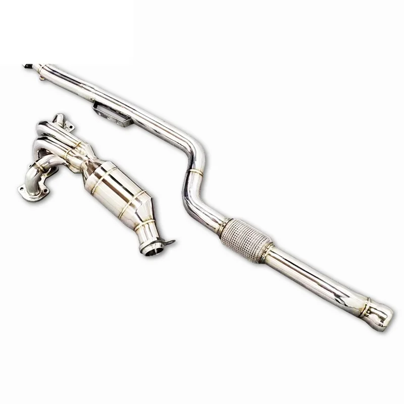 The first section of plantain Exhaust manifold For Mercedes-Benz C250 1.8T W204 2012-2015 Catless downpipe  Exhaust Downpip