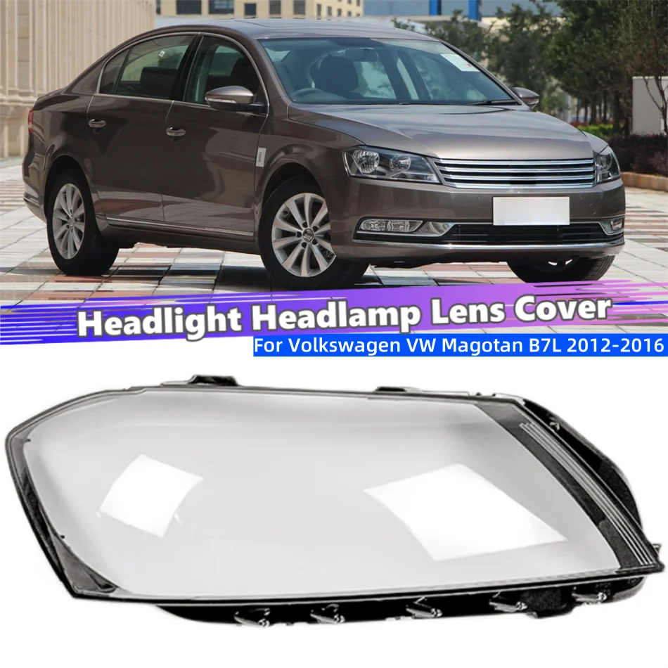 

For Volkswagen VW Magotan B7L 2012 2013 2014 2015 2016 Accessories Transparent Housing Headlamp Lens Cover Shell Lens Masks