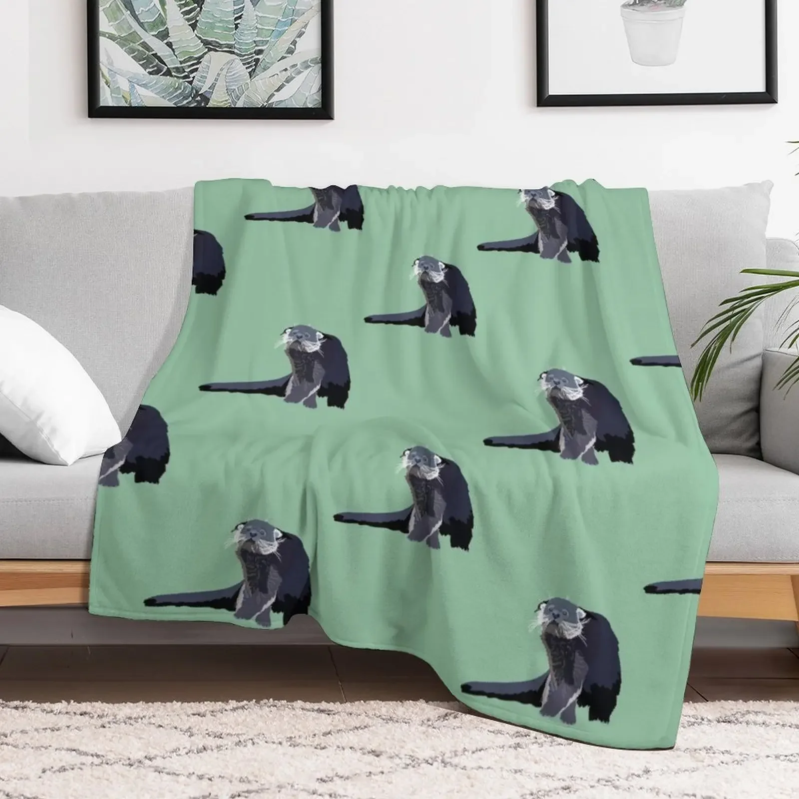 B is for Binturong Throw Blanket Furry Cute Luxury Throw Softest Blankets