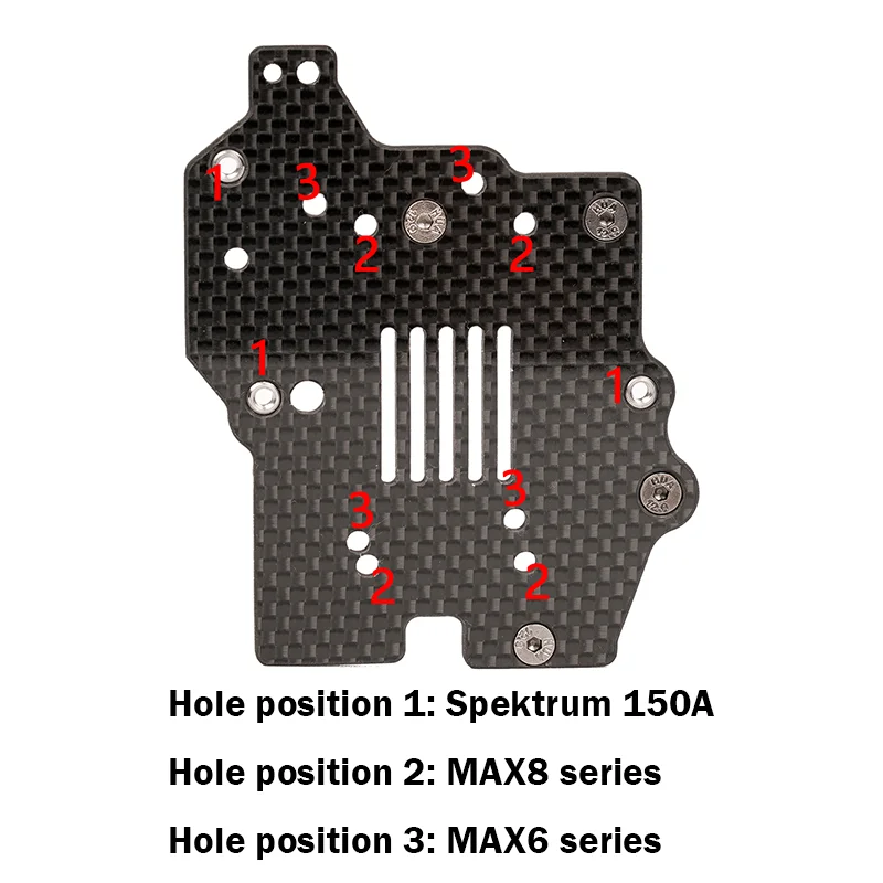 Carbon Fiber ESC Tray Set Cover for 1/8 ARRMA 6S TYPHON KRATON MOJAVE TALION BIG ROCK 6S Car