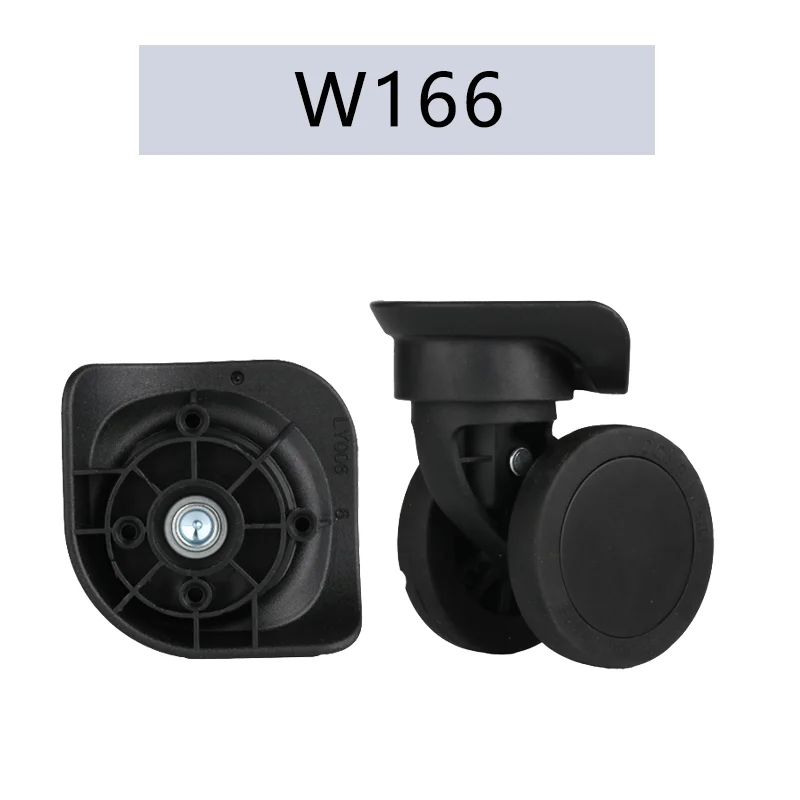 For DELSY W-166 Luggage Wheel Repair Kit Silent Rolling Replacement Wheel + Screw Tool for Repairing Broken Wheels