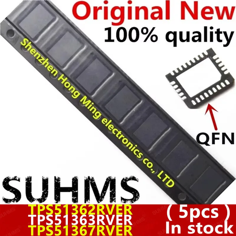 (5ชิ้น) 100% TPS51362ใหม่ TPS51363 TPS51367 TPS51363RVER TPS51362RVER TPS51367RVER ชิปเซ็ต QFN-28