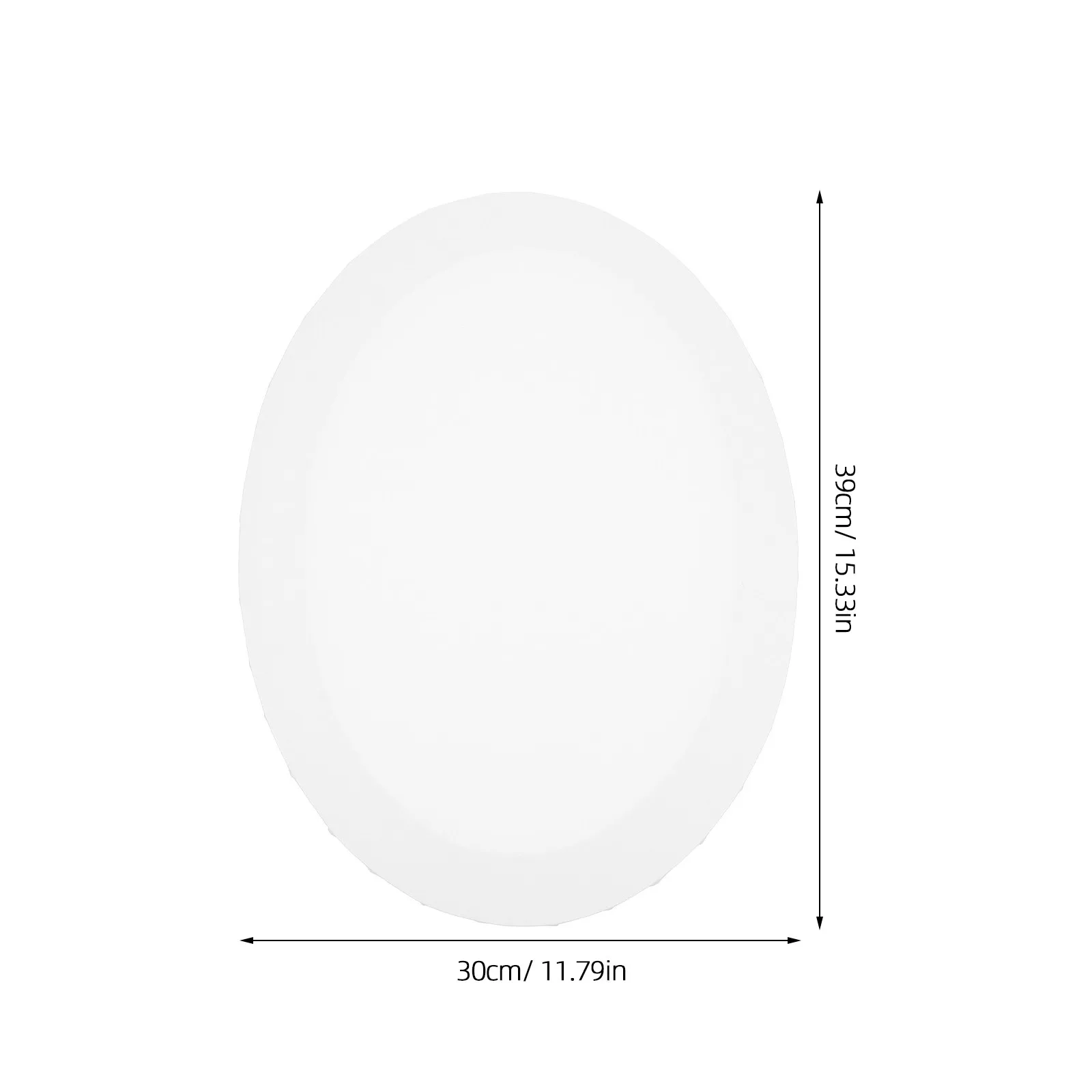 Mini Oval Canvas Frame Blank Painting Board for Oil Acrylic Watercolor Beginners Students Hobbyists Portable Stable DIY Creative