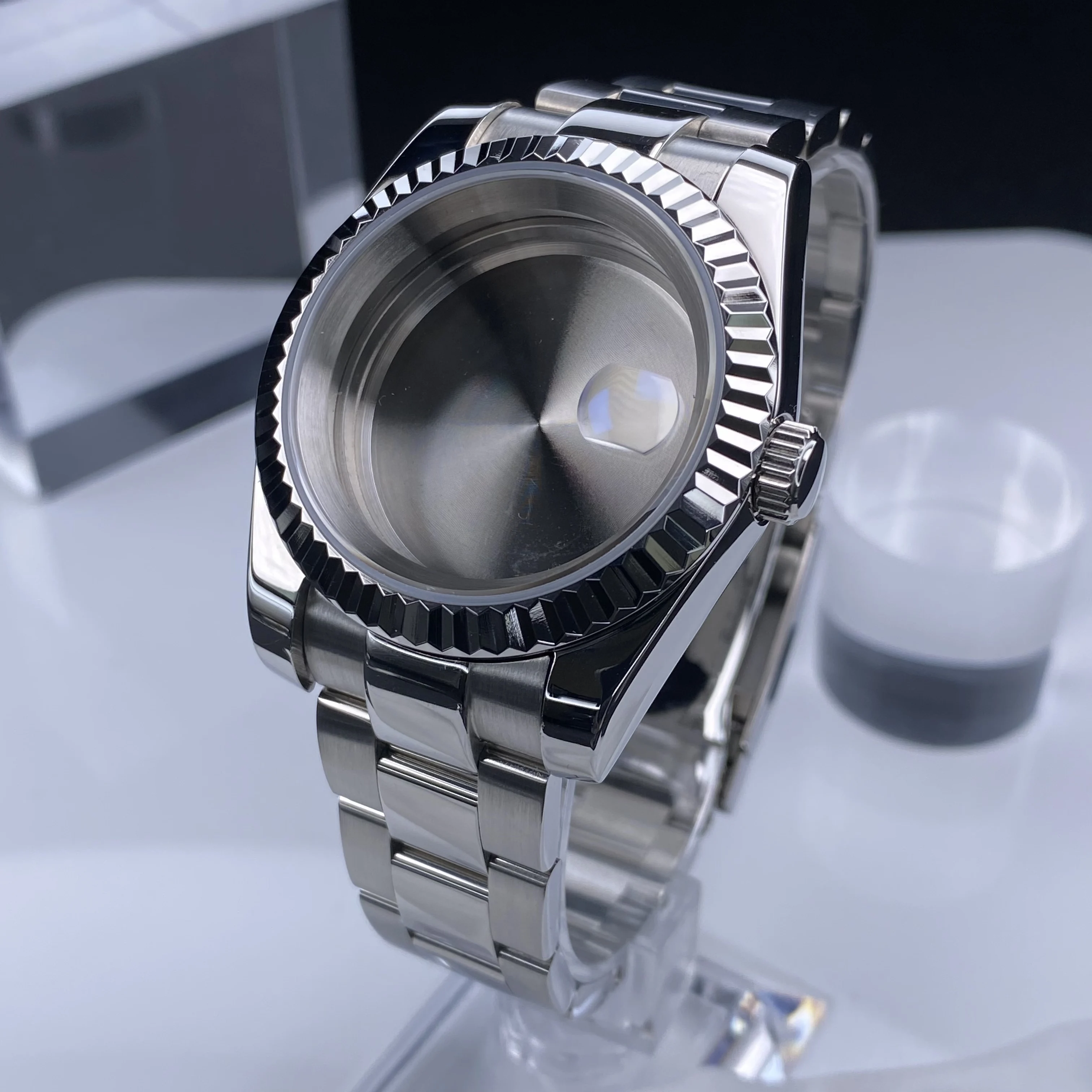 NH35 Высокое качество 39 мм/36 мм с зеркалом из сапфирового стекла, подходящим для ремешка для часов nh35 nh34 nh36 аксессуары для механизмов