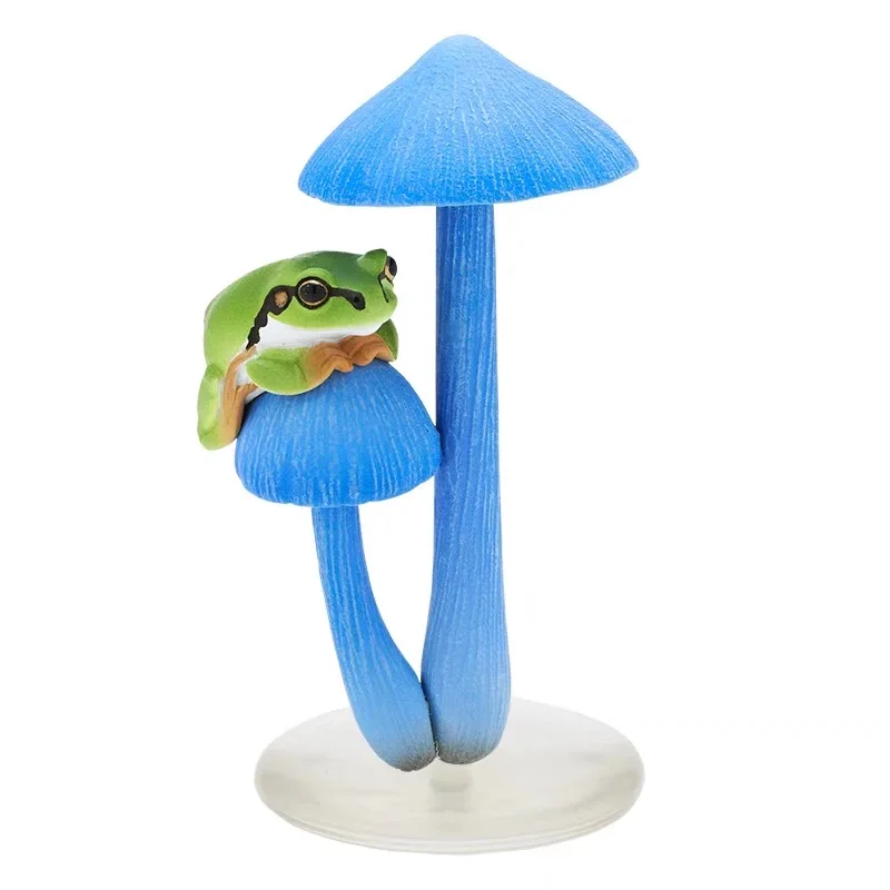 Gashapon Capsule Speelgoed Paddestoelen Regen Kikkers Tas Hanger Miniatuur Model Figuur Anime Leuke Kawaii Sleutelhanger Gift