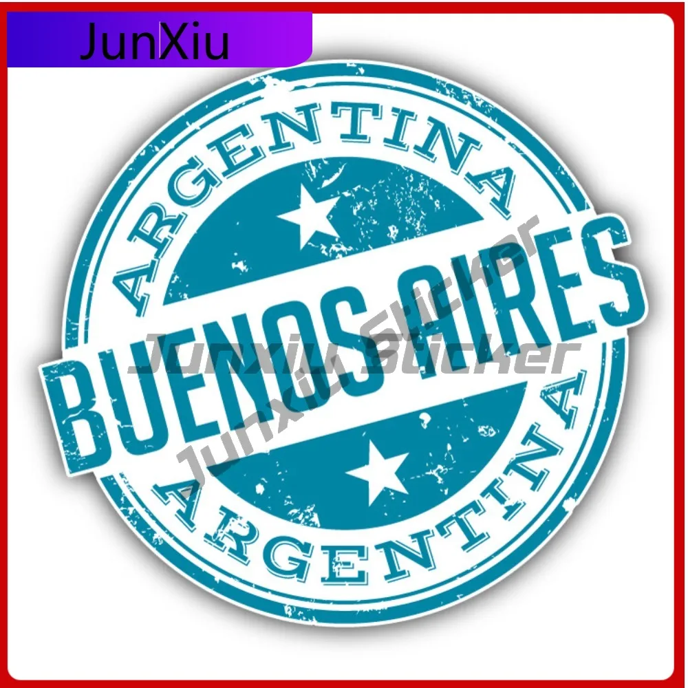 

Buenos Aires City Argentina Creative Sticker Stamp Car Decal Bumper Stickers Cool Style Car Use For He Auto Styling Accessory
