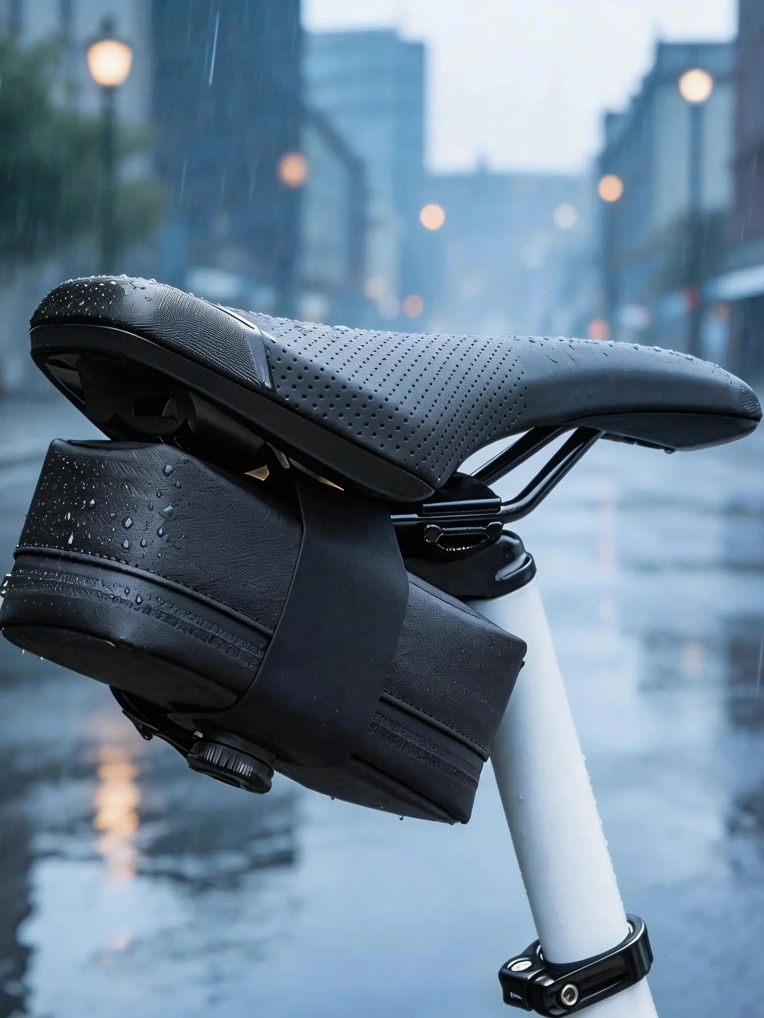 

Bicycle Saddle Bag 3D Waterproof Hard Shell Mini Rotating Buckle MTB Road Bike Reflective Cycling Accessories