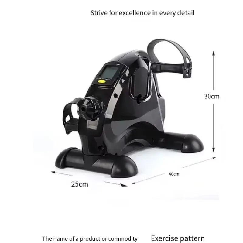 

Home Under Desk Stationary Motorized Bike Foot Pedal Exerciser Mini Exercise Bike Portable Mini Leg Exercise Pedal Bike