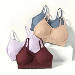 Seamless Bras For Women Comfy Wirefree Sport Bra Tops Female Underwear Bralette Cropped Top Wire Free Brassiere Soft Lingerie