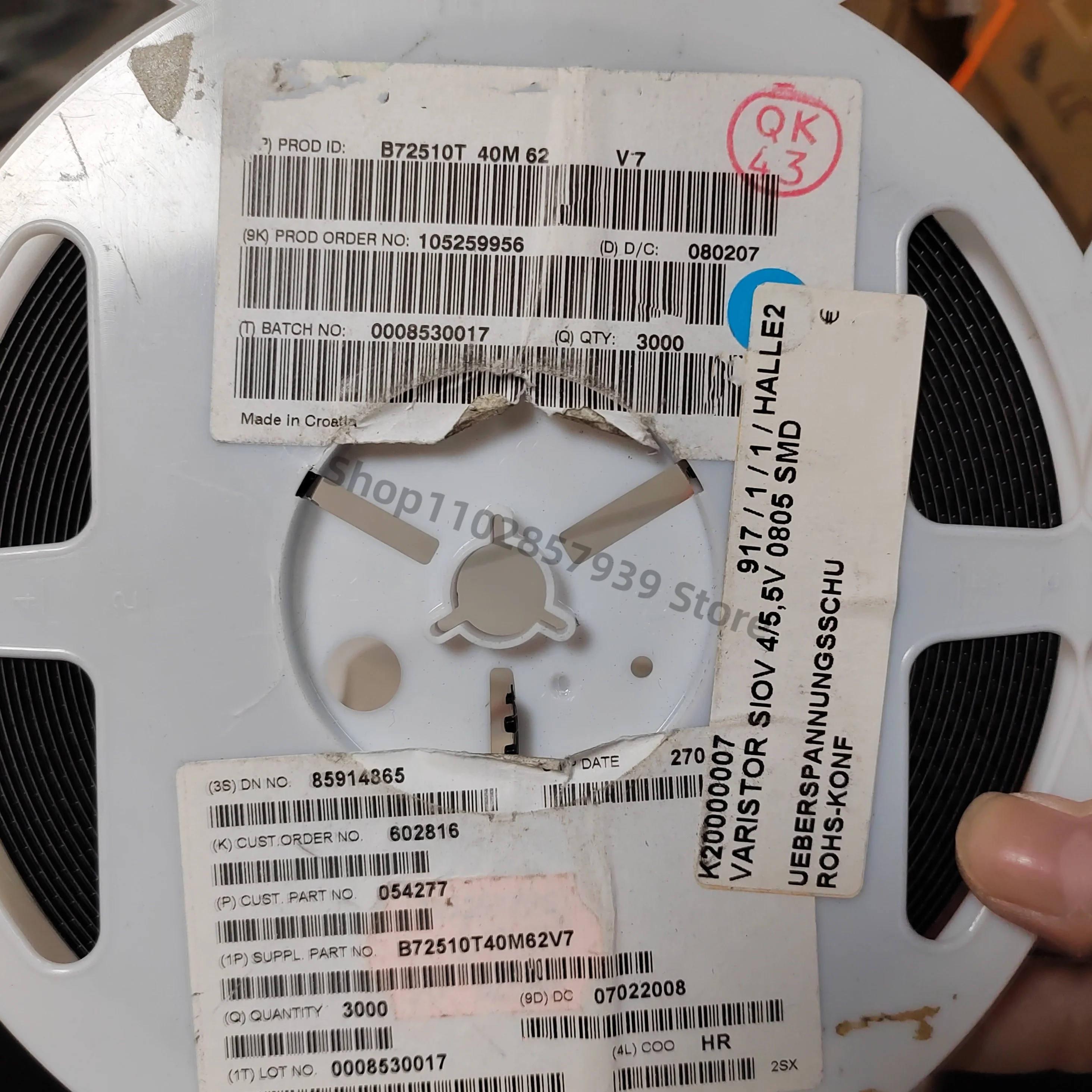 

B72510T40M62V7 SMD 100% новый оригинальный Бесплатная доставка 100 шт./партия