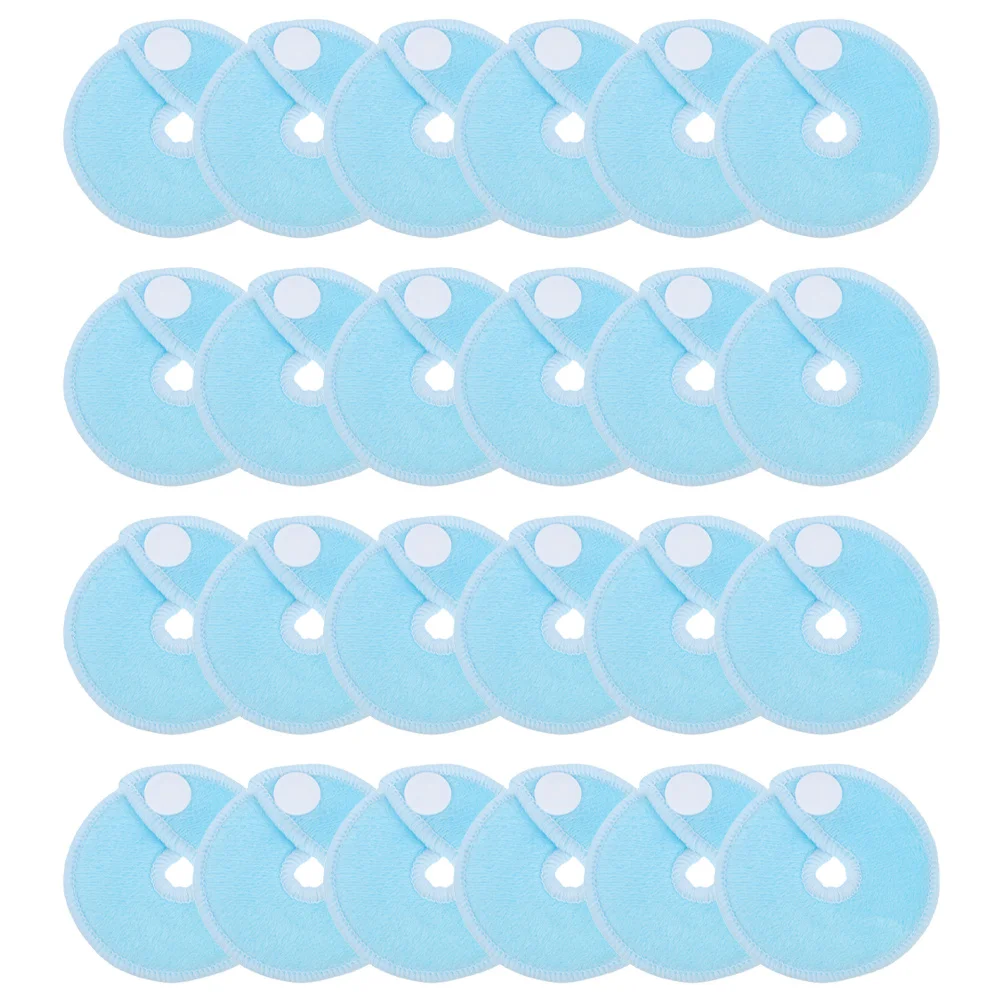 24 قطعة منصات دعم التغذية G أنبوب حامل قابلة لإعادة الاستخدام الخيزران الألياف وسادة لراحة الجلد التمريض الرعاية G أنبوب الملحقات #4