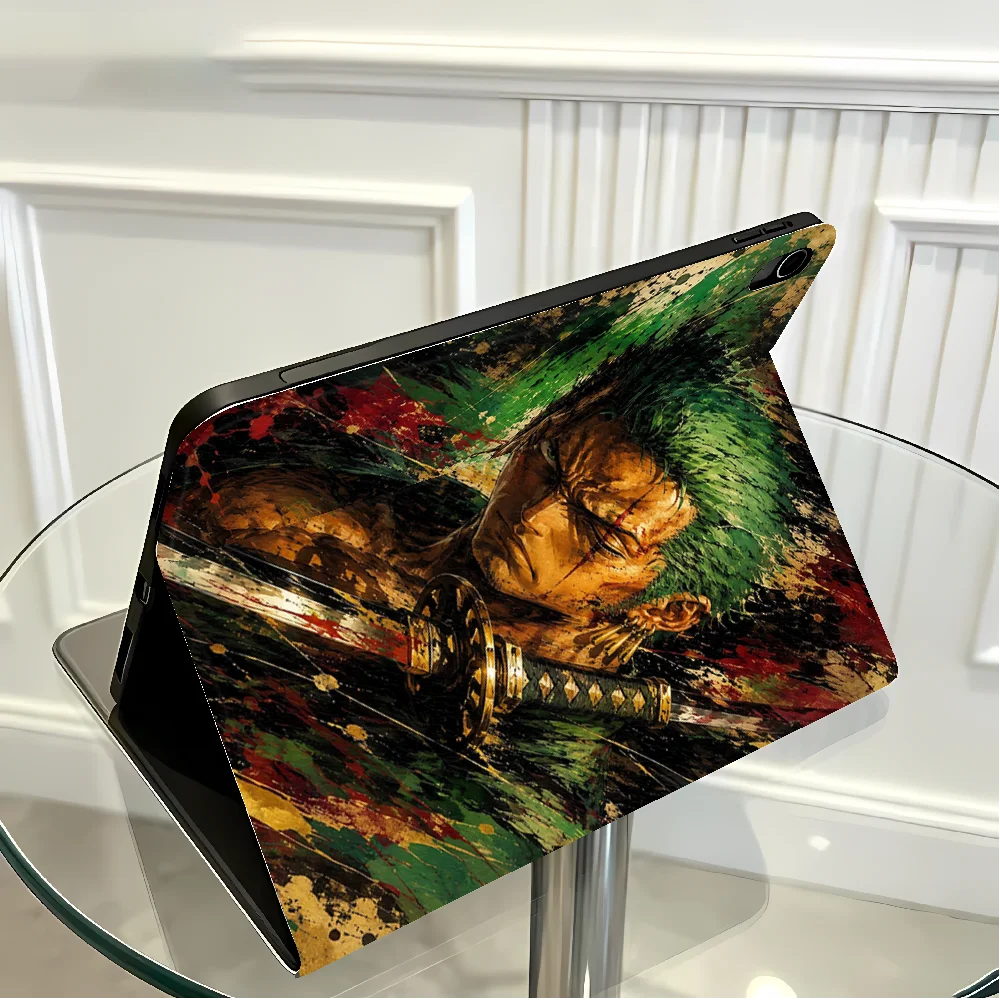 Case for Apple iPad 10th 7/8/9th Pro11 13 Air 11 13 M4 M3 M2 A16 2026 With Pencil Holder Air 4/5/6th Ones P-Pieces Luffys Zoros 6