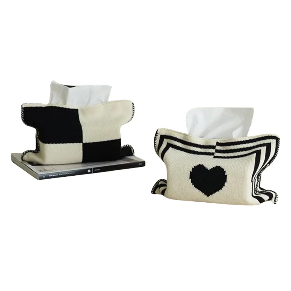 Heart Plaid Knitted… - image