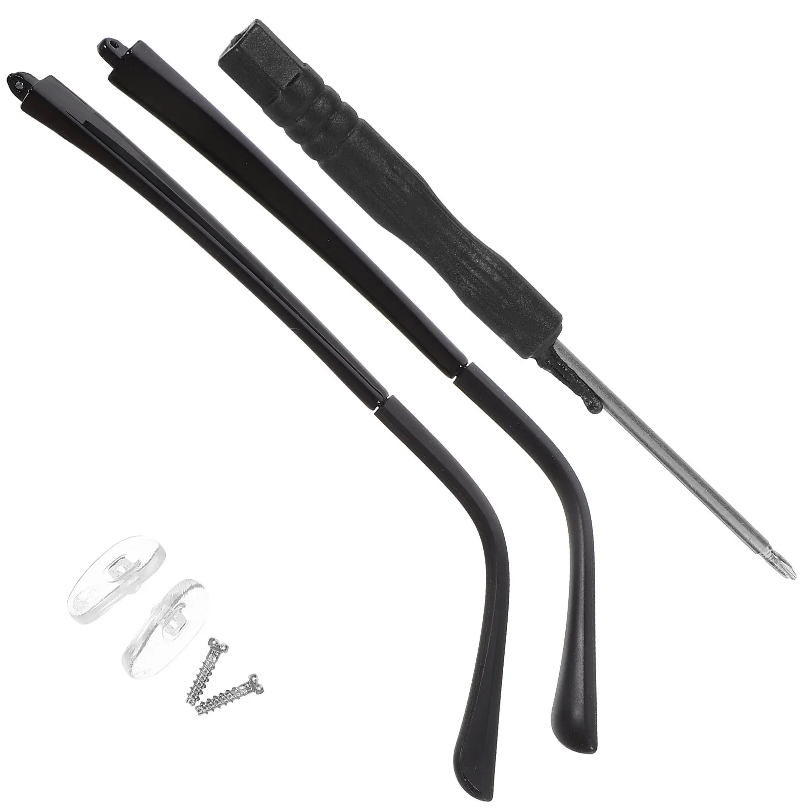 

Комплект из 1 пары сменных наконечников для дужек очков: нескользящие, легкие, универсальные, для ремонта очков