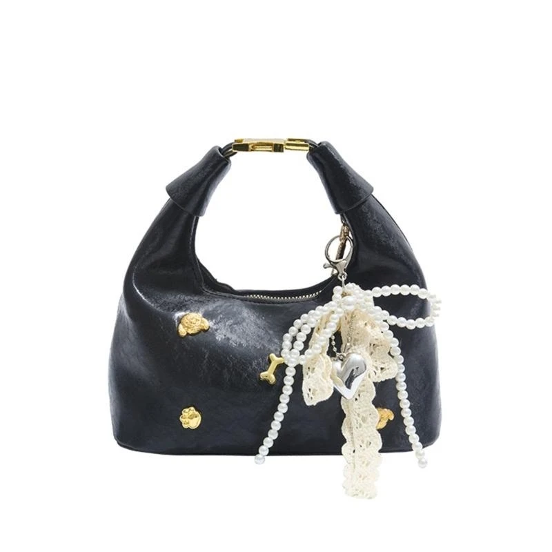 

Practical French Styles Handbag With Adjustable Strap For Office Dates And Shopping Practical PU Leather Shoulder Bag