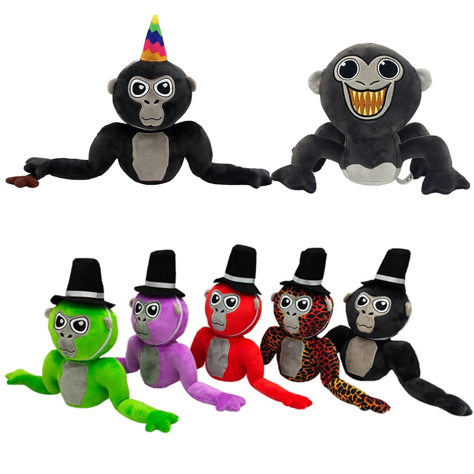 Kawaii Monkey Tag Plush Toy, Almofada Recheada Macia Bonito, Anime Dos Desenhos Animados, Bonecas Decoração Para Casa, Presente de Aniversário, Venda Quente