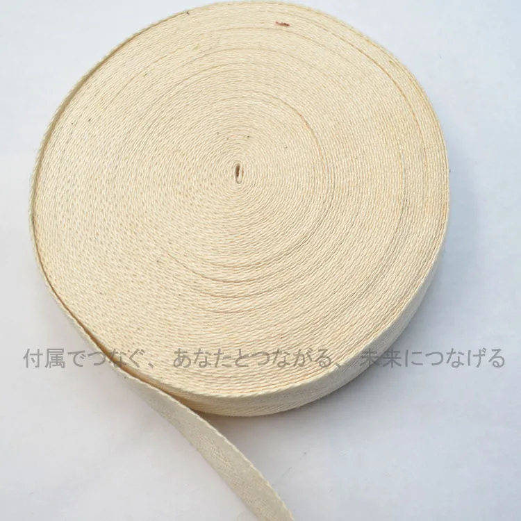 Baumwoll-Fischgrätenmuster-Gürtel, Reines Baumwoll-Doppel-Fischgrätenmuster-Gurtband, Importiert aus Japan, Saumgürtel, Schwarz-Weiß Bleich-Mehrfarbig – Detail 12
