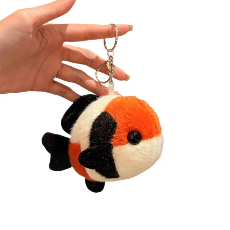 Cute Koi Fish Keychain – Lucky Plush Pendant for Best Friends, Functional Home Decor for Bags,  Backpacks,  and  Gifts.