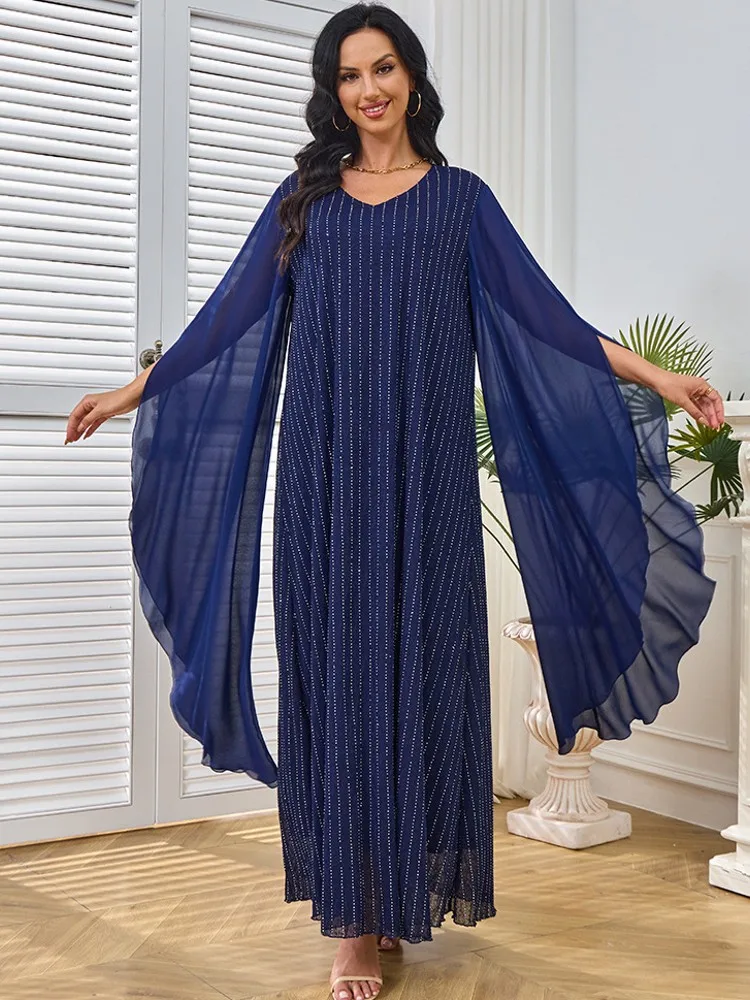 

African Dresses For Women Elegant Wedding Muslim Fashion Abayas Dashiki Robe Kaftan Long Maxi Dress Turkish Africa 2025 New