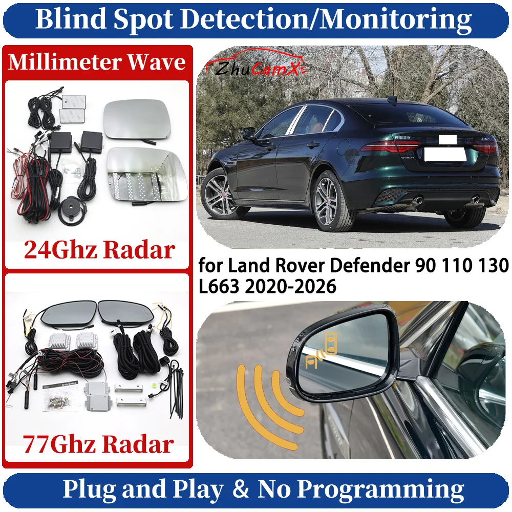 

Blind Spot Monitoring/Detection System for Jaguar XE X760 2015-2024 Night Driving Side Lane Change Warning Light Safe Assist
