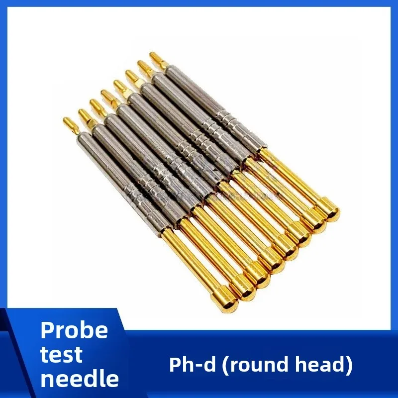 10Pcs Testing Contact Probes Pin PH-2A/2H/3A/3H/4A/4B/4D/4G/4H/6A/6D/6G 5A Retractable Spring Test Probe Pogo Pin