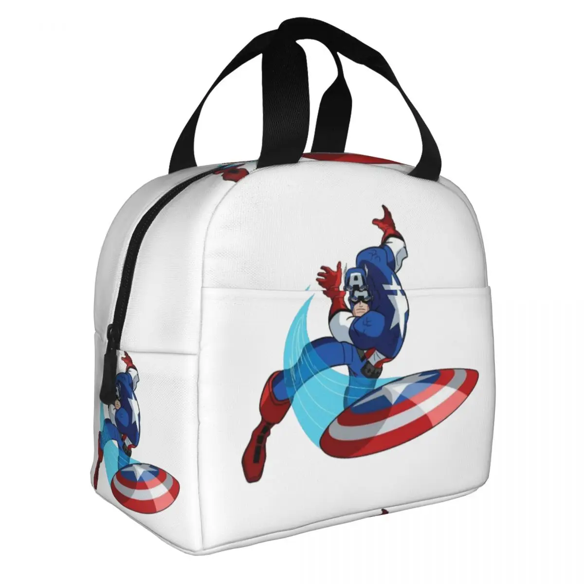 Hot Selling Marvel Food Box Captain America Girl Boy｠ Breakfast For Outdoor Picnic Storage Multifunction