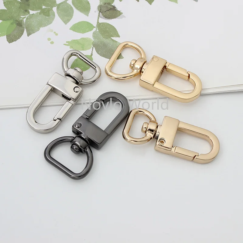 10-50 Pieces 4 Colors 2 Size 41X13mm 44X16mm Luggage Tag Snap Hook Clasp,metal Clip Swivel Clasp Clip for Purse Strapping