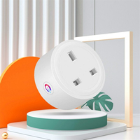4 Pcs Tuya Zigbee Smart Socket 16A Home Powers Monitor Powers Outlet Smart Life Voice Control Alexa Timing DIY UK Plug ST