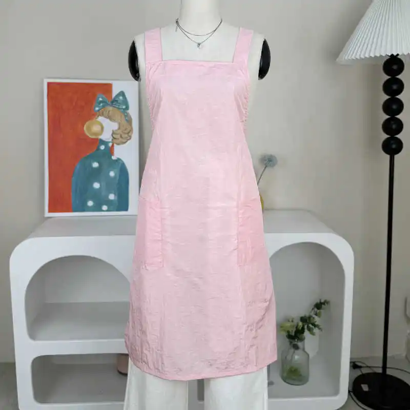 

Фартук для грумера с защитой от волос и статического электричества, розовый, для работы с собаками, униформа для ветеринарных клиник и зоомагазинов