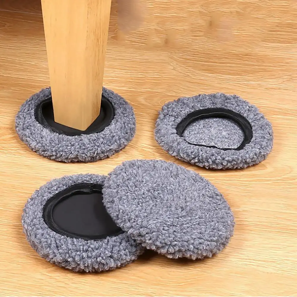 4 قطعة الأثاث المنزلق السجاد الصلبة الطابق الأثاث المحرك قابلة لإعادة الاستخدام الأثاث أريكة طاولة السرير مكتب الطابق حامي تتحرك الوسادة