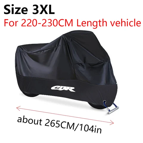 Водонепроницаемый чехол для мотоцикла Honda CBR600RR CBR1000RR CBR250RR CBR 600 954 1000RR 650R 500R F2 F3 F4i дождевик
