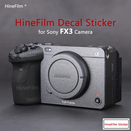 소니 ILME-FX3 카메라용 Hinefilm 스킨 스티커, 소니 fx3 카메라 데칼 스킨 FX 3 랩 커버, 소니 FX3 보호 필름 