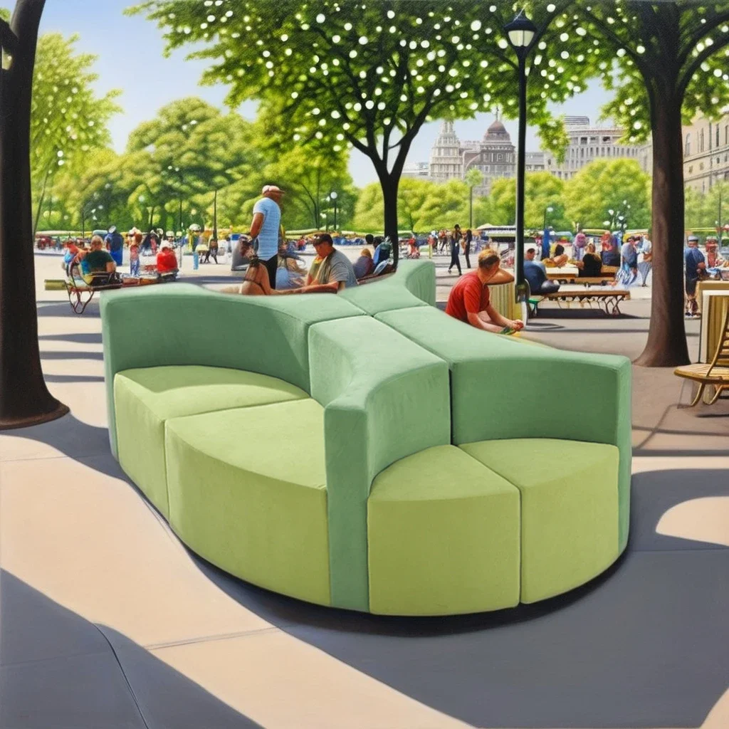 

For Modern Public Chair Furniture Optional Combination of Airport Waiting Chair Hospital Bench Park Sofa for Outdoor & Gym Use