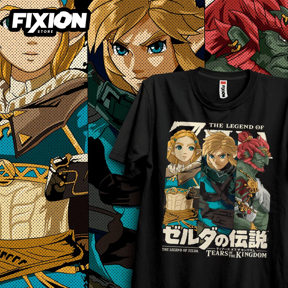 T-Shirt für animezld! -Link,, ganondorf (colores simples) [azul] manga tee